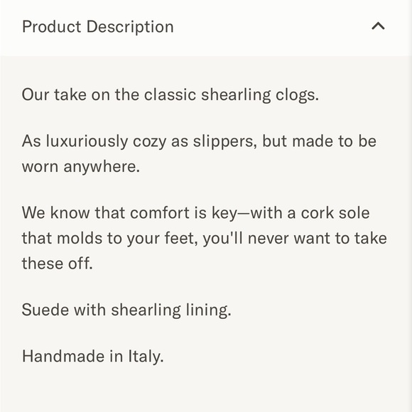 Shearling lined Moc Clog Jenni Kayne - Picture 3 of 9